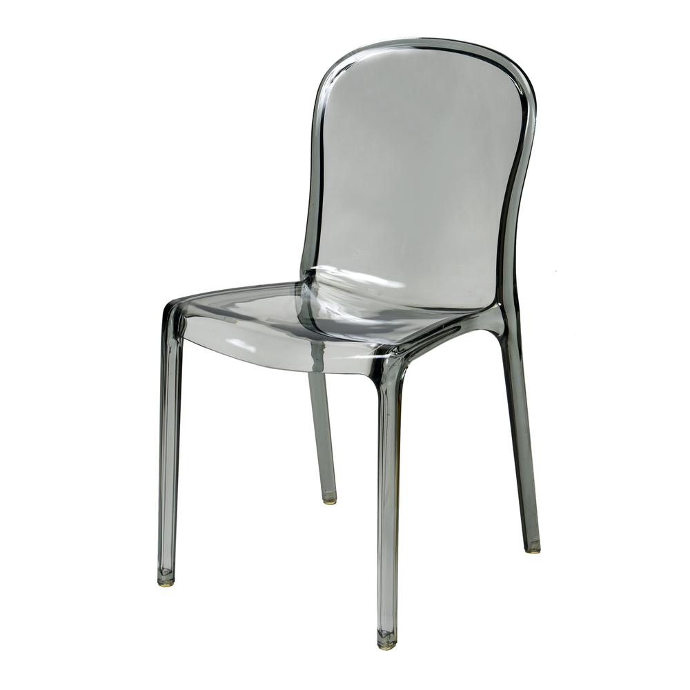 Commerical Seating Products Smoke Grey Genoa Chairs. Picture 1