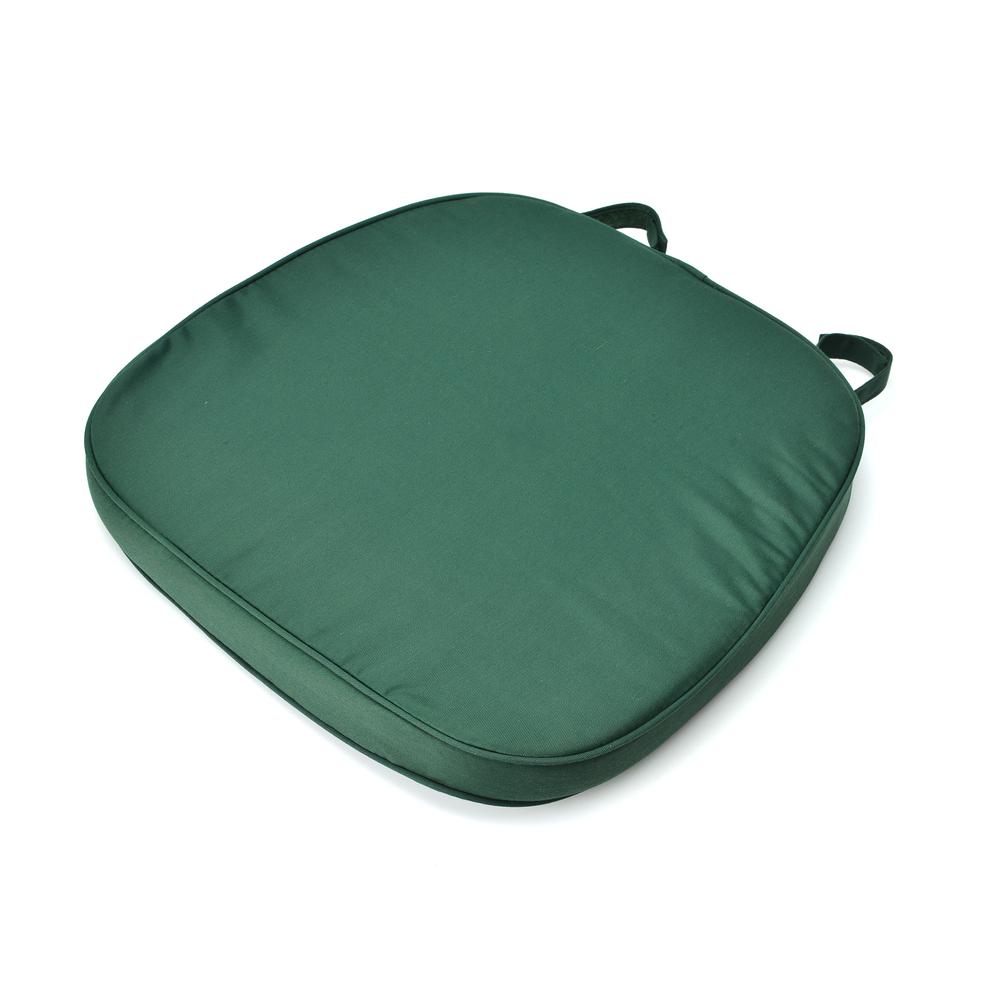 Commerical Seating Products Hoop and Loop Hunter Green-Cushions Chairs (Set of 6). Picture 1