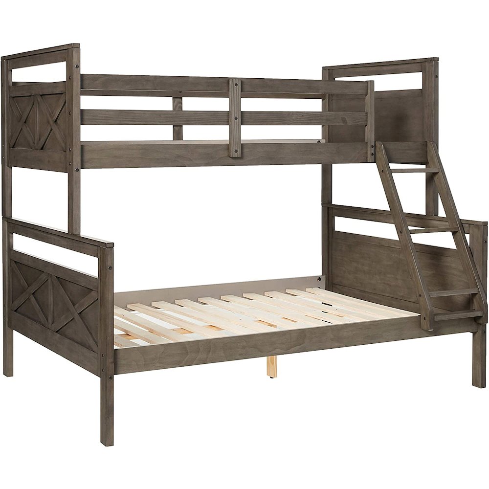 Twin/Full Barn Panel Bunkbed. Picture 1