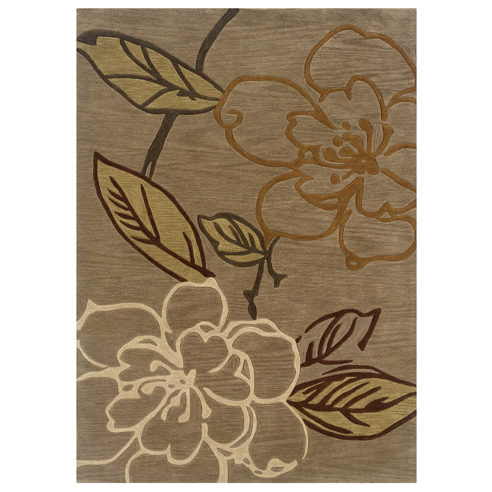 Trio Collection Beige Rug, Size 8 x 10. Picture 1