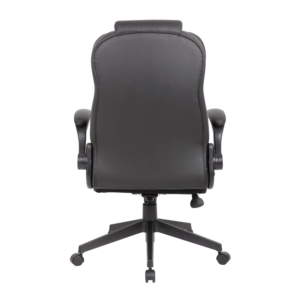Boss Executive High Back CaressoftPlus Flip Arm Chair. Picture 5