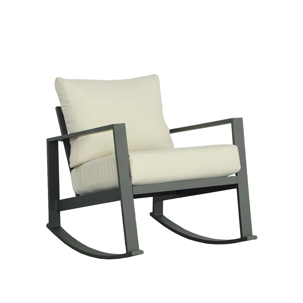 Outdoor Rocker- 1/Ctn Frame & Cushions. Picture 1