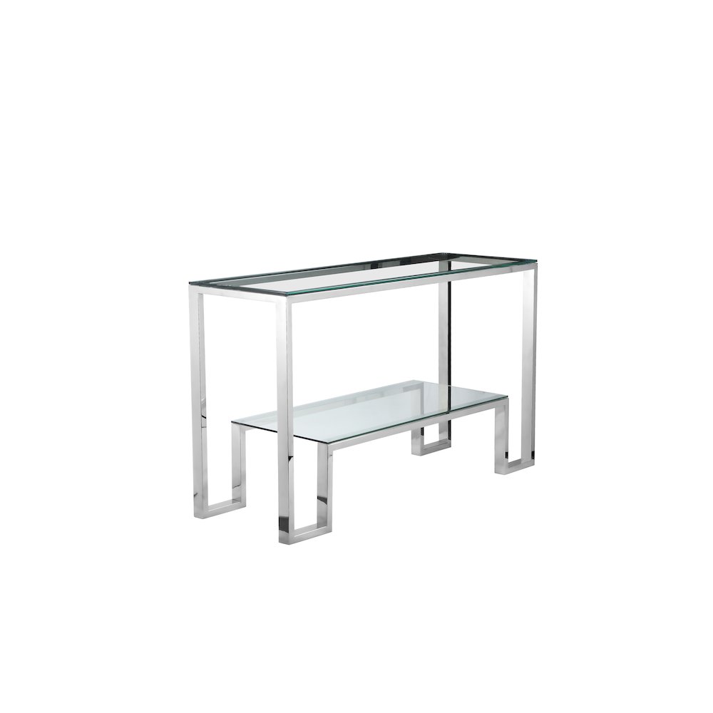 Bronson Console High Polish Steel. Picture 4