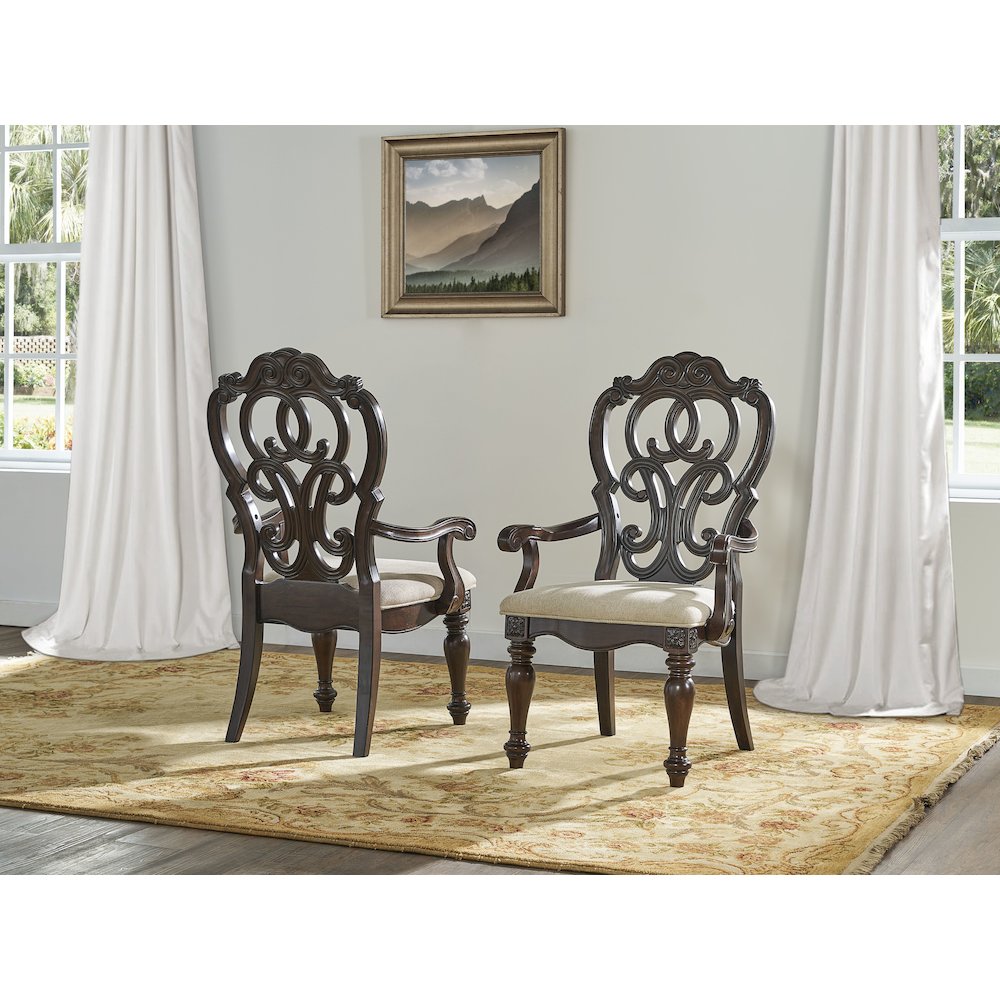 Royale Arm Chair - set of 2. Picture 6
