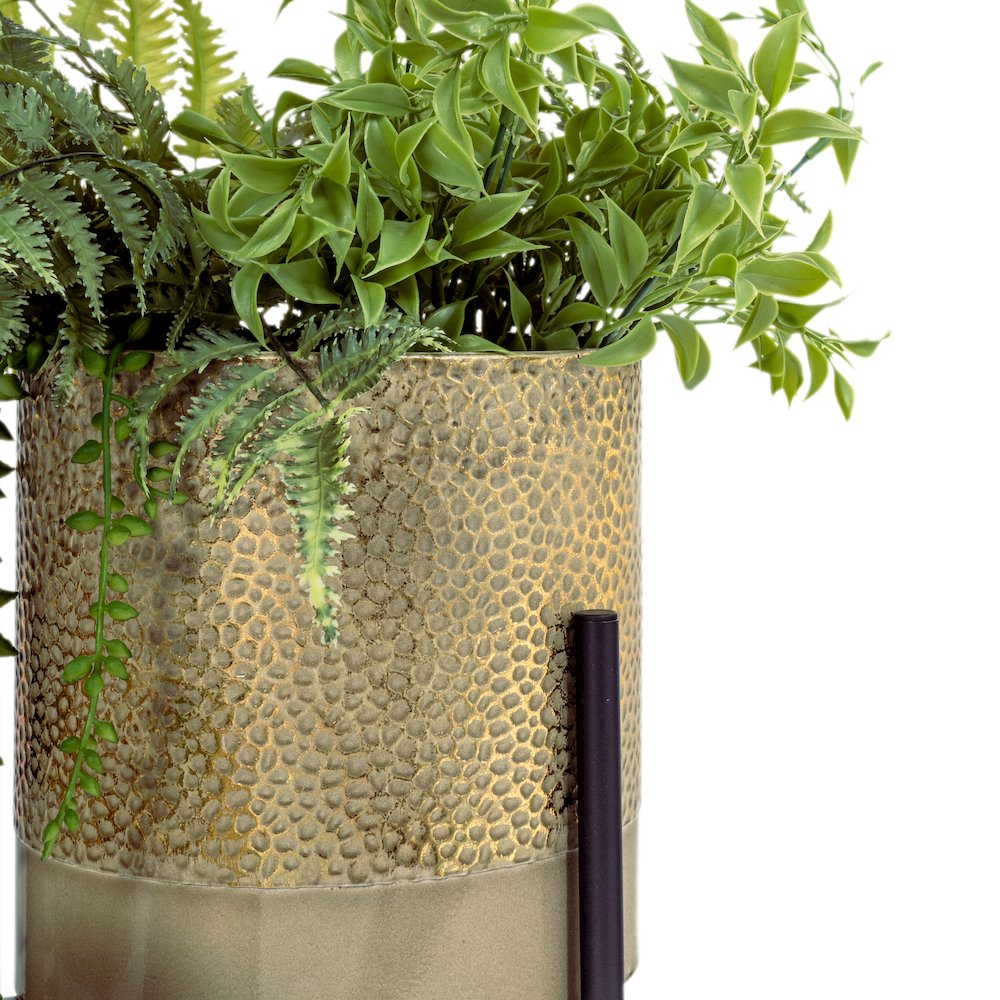 Ambre Metal Table Top Planters, S3. Picture 4