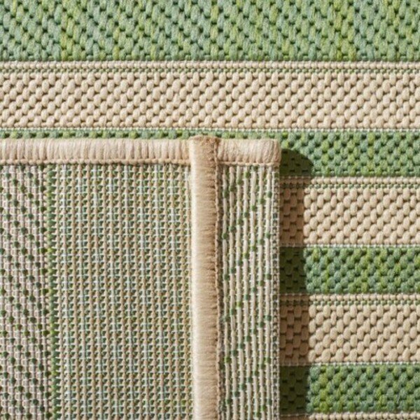 COURTYARD, GREEN / BEIGE, 5'-3" X 7'-7", Area Rug, CY6062-244-5. Picture 2