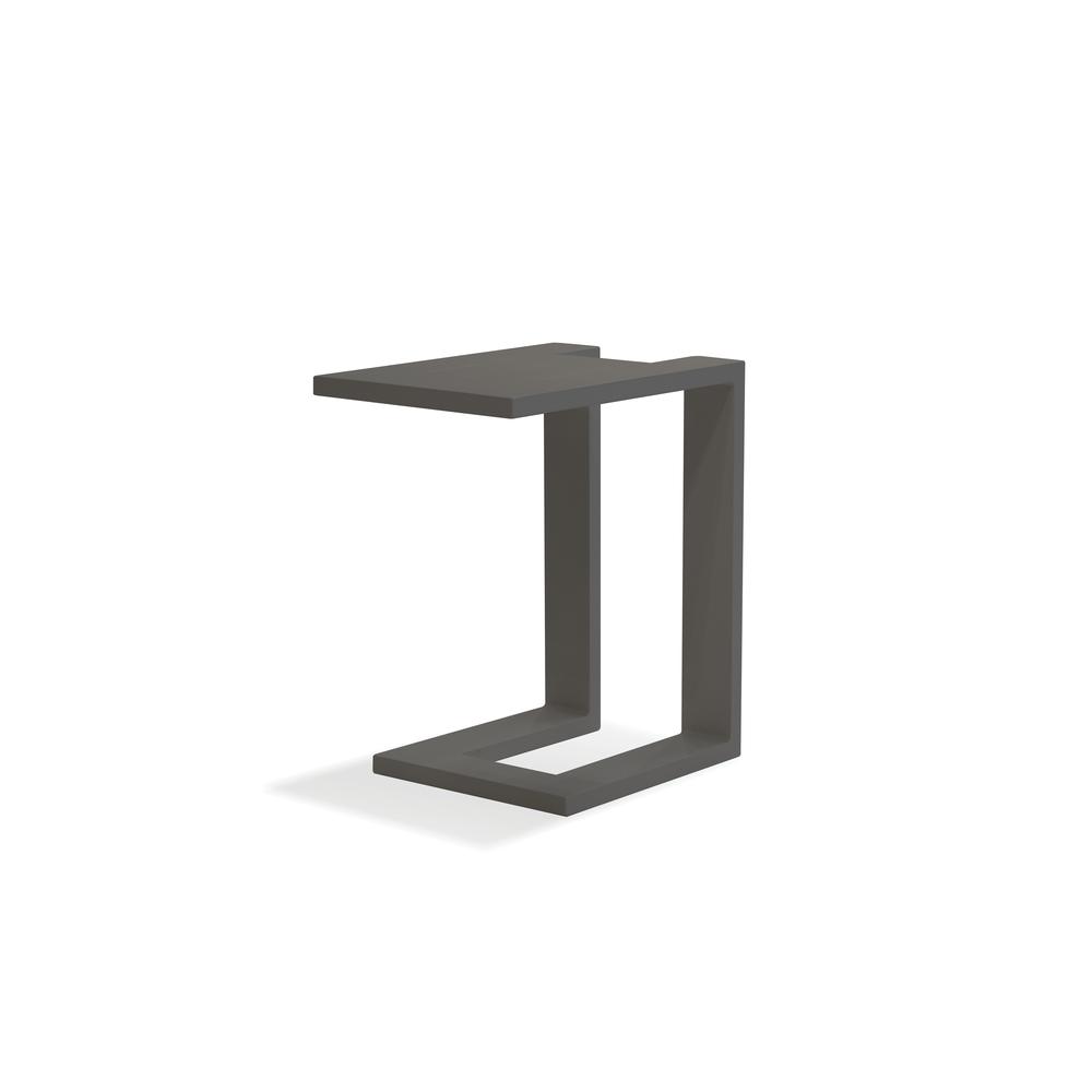 Ambleside End Table Grey Aluminum Frame. Picture 1
