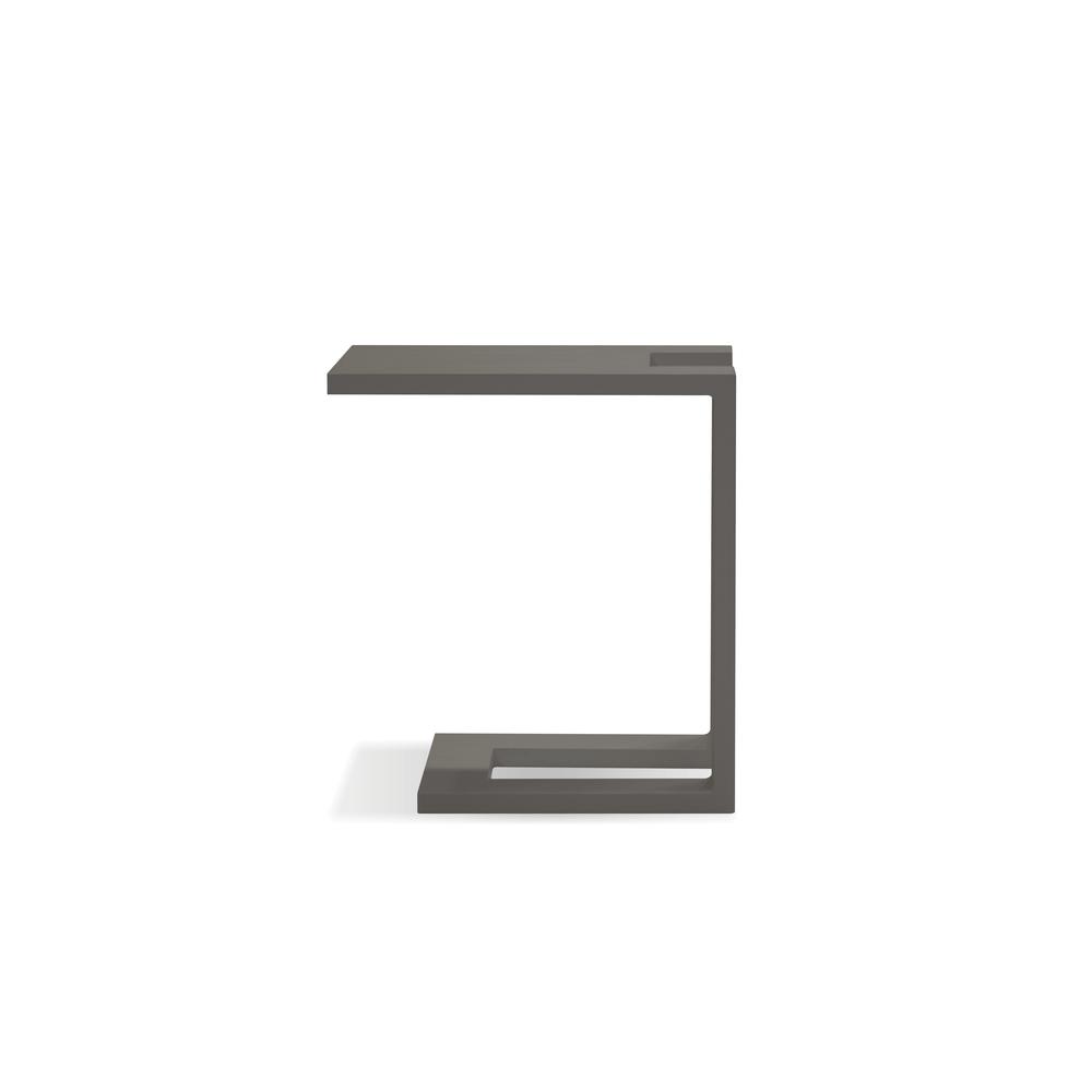 Ambleside End Table Grey Aluminum Frame. Picture 2