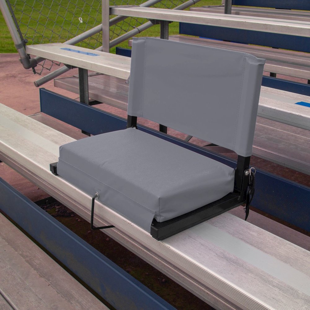 Stadium Chairs for Bleachers with Back Support. Picture 5