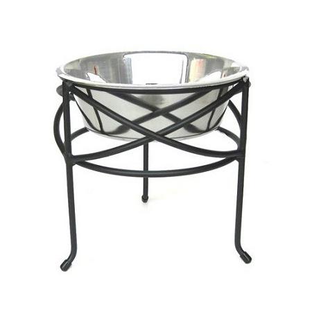 Mesh Elevated Dog Bowl - Large. Picture 1