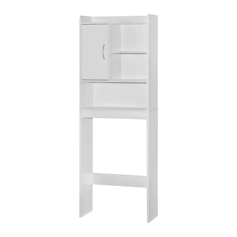 Better Home Products Ace Over-the-Toilet Storage Cabinet in White. Picture 2