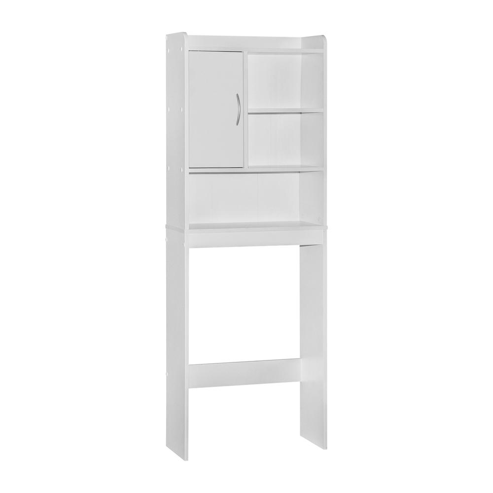 Better Home Products Ace Over-the-Toilet Storage Cabinet in White. Picture 4