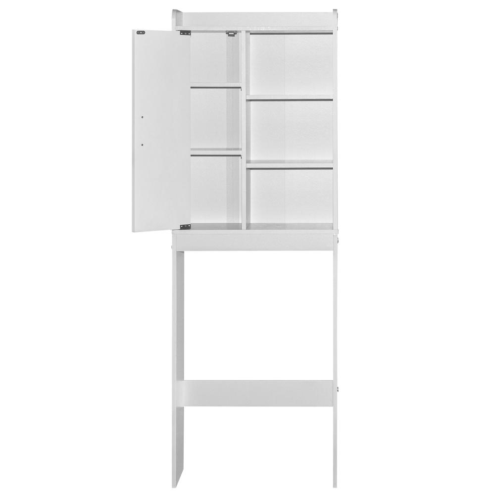 Better Home Products Ace Over -the-Toilet Storage Shelf in White. Picture 3