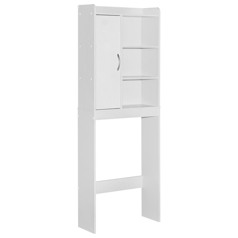 Better Home Products Ace Over -the-Toilet Storage Shelf in White. Picture 4