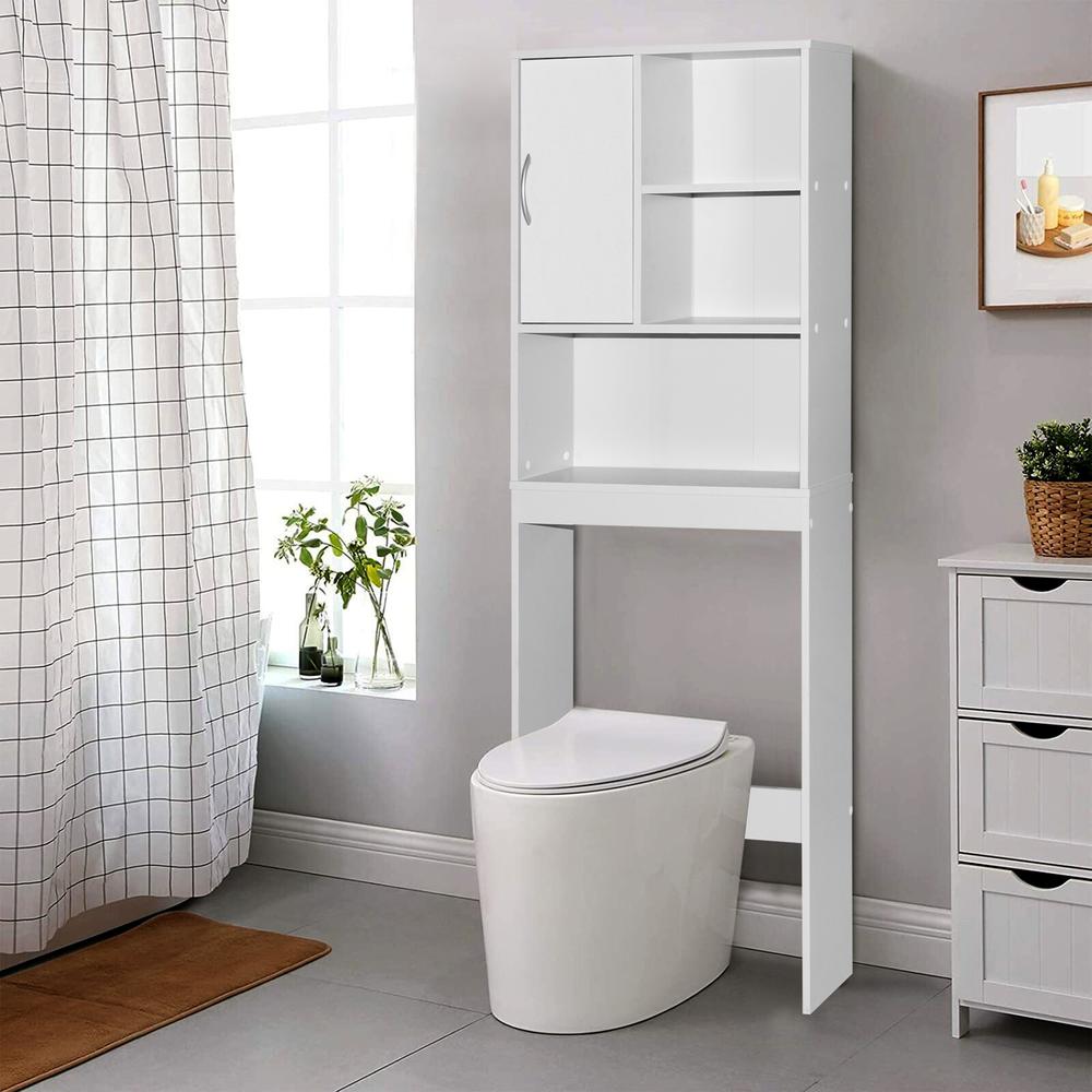Better Home Products Ace Over-the-Toilet Storage Organizer in White. Picture 10