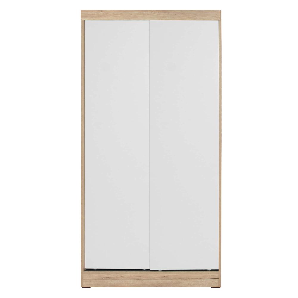 Better Home Products Modern Wood Double Sliding Door Wardrobe. Picture 2
