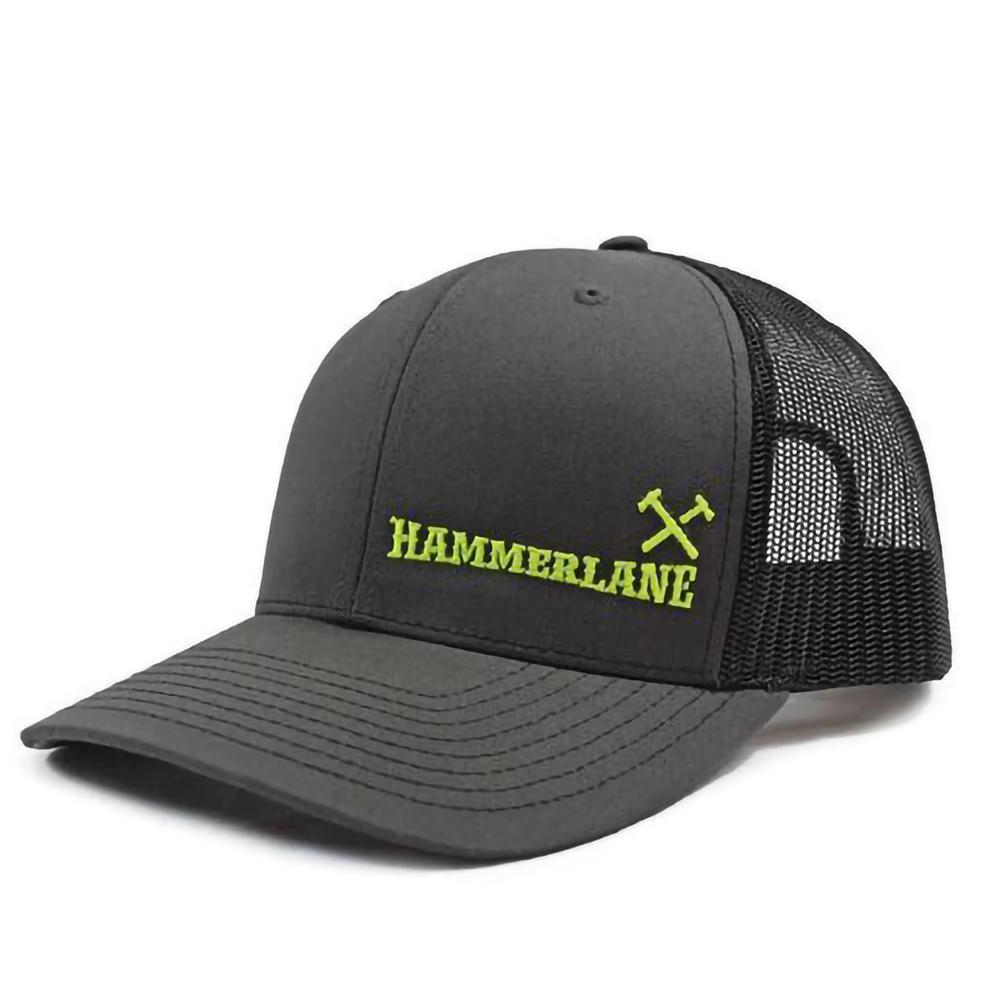 HAMMERLANE CROSS HAMMERS CAP CH/BLK NEON. Picture 1