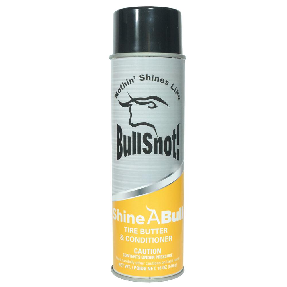 BullSnot ShineABull Tire Butter and Conditioner 10899003 - Silicone-Free Tire Dressing and Truck Wheel Shine Auto Detailing 18oz. Picture 1