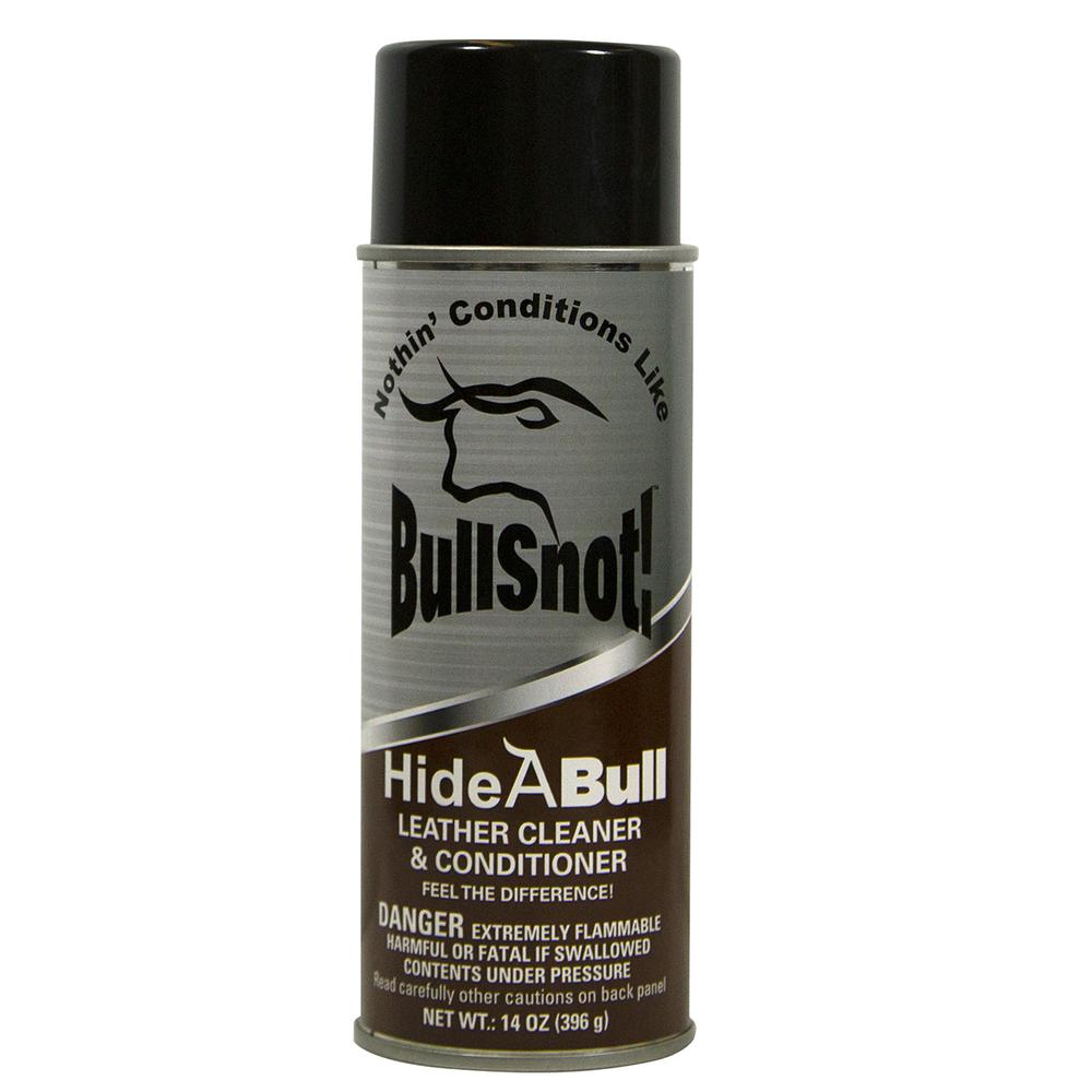 BullSnot HideABull Leather Cleaner and Leather Conditioner 10899010 for Use on Leather Apparel Furniture Car Boat Truck 14oz. Picture 1
