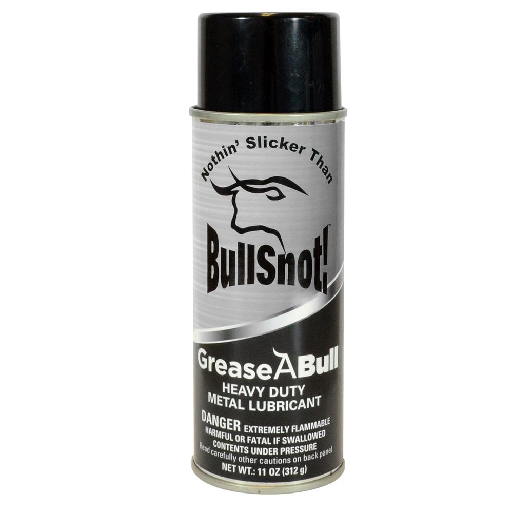BullSnot 10899016 GreaseABull Spray Grease Metal Lubricant White Grease Spray Water-Resistant 11oz. Picture 1