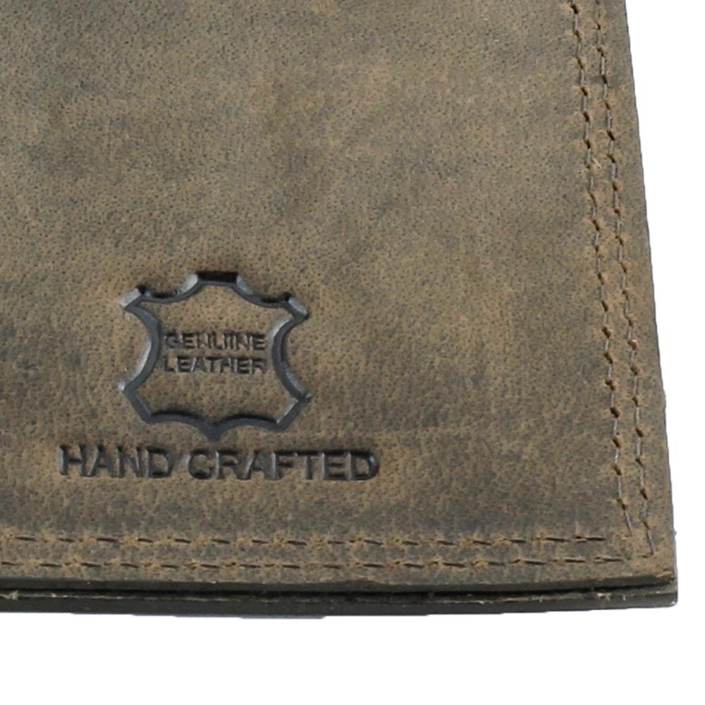 TALL RODEO WALLET CROC PRNT BRN. Picture 4