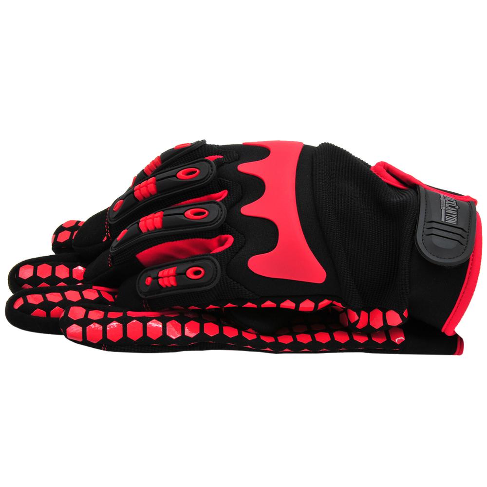 Cut Resistant Gloves with Impact Protection Heavy-Duty Work Gloves w TPR Knuckle Protection Large BHG602. Picture 1