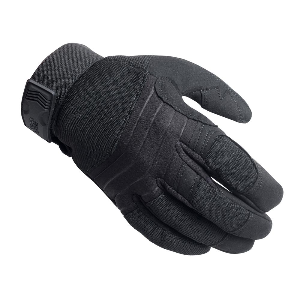 Scipio Tactical Recon Gloves BHG632L Glove Protection Impact-Resistant Tactical Work Gloves w Padded Palms Touchscreen Compatible - Black. Picture 3