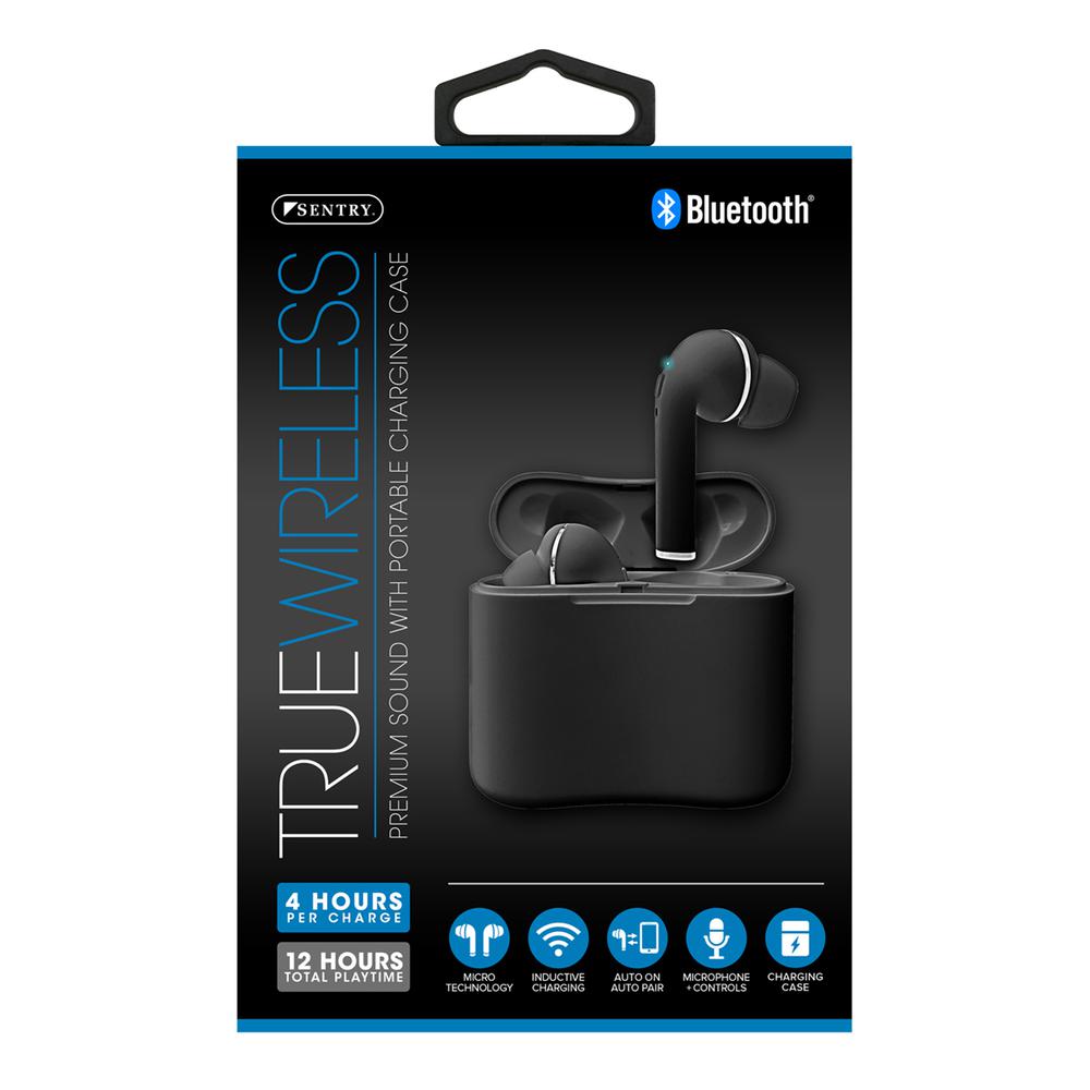 MICRO TRUE WL EARBUDS W CHRGE CASE BLK. Picture 2