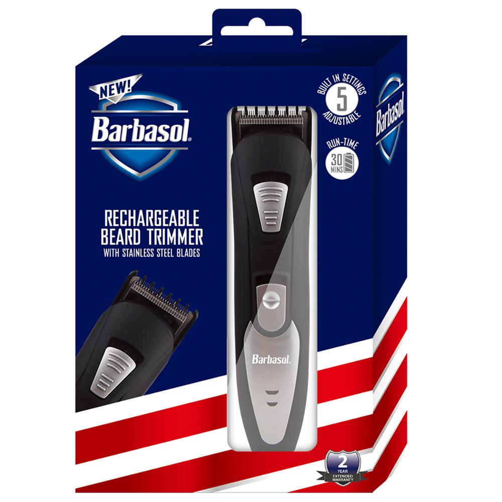 Barbasol Rechargeable Electric Beard Trimmer for Men With 5 Settings Easy to Use. Picture 5