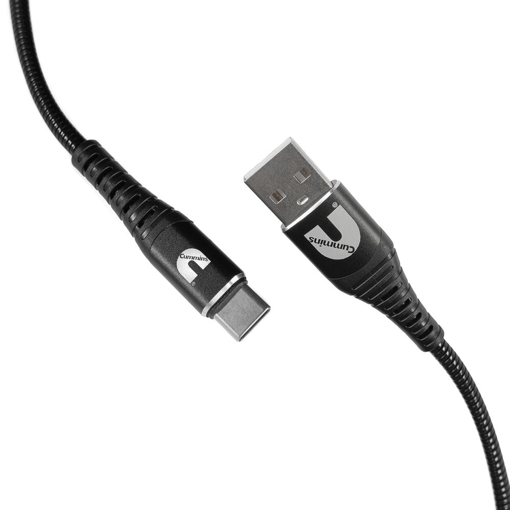 Cummins USB C(R) to USB Cable for Charging Android(R) Devices 4ft CMN4710. Picture 1