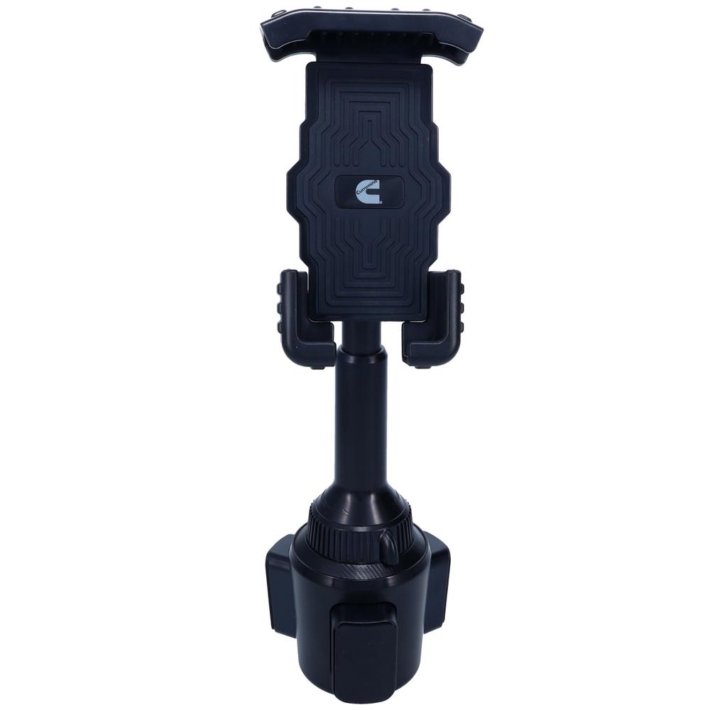 Cummins Cup Phone Holder For Car or Truck CMNCHPH - Adjustable Phone Mount for Cell Phone Car Phone Holder - Black. Picture 1