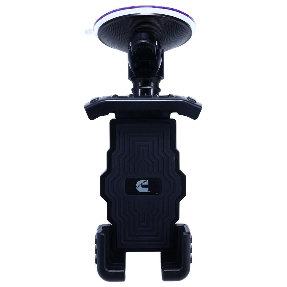Cummins Windshield Phone Mount CMNWSPH - Suction Cup Phone Holder for Car or Truck Window Universal Fit - Black. Picture 1