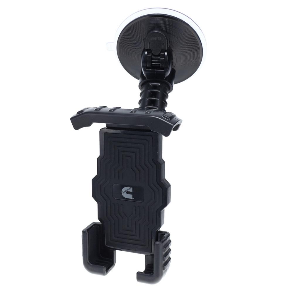 Cummins Windshield Phone Mount CMNWSPH - Suction Cup Phone Holder for Car or Truck Window Universal Fit - Black. Picture 2