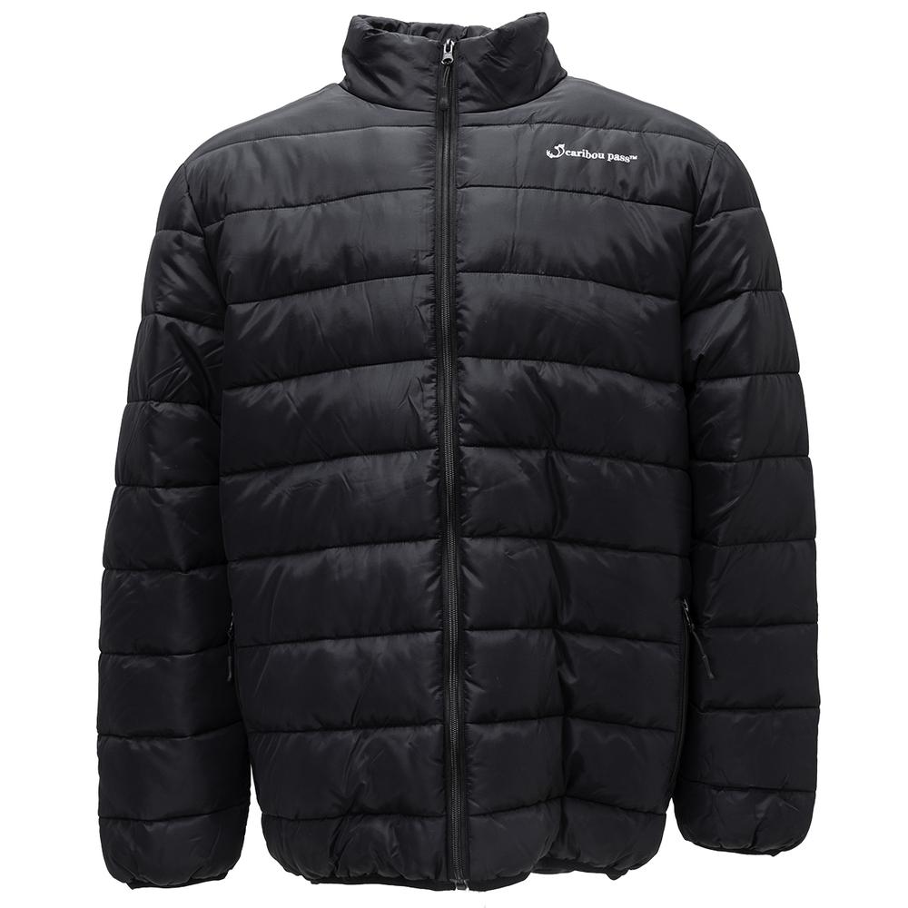 Ultra Poly Fill Black Bubble Jacket. Picture 1