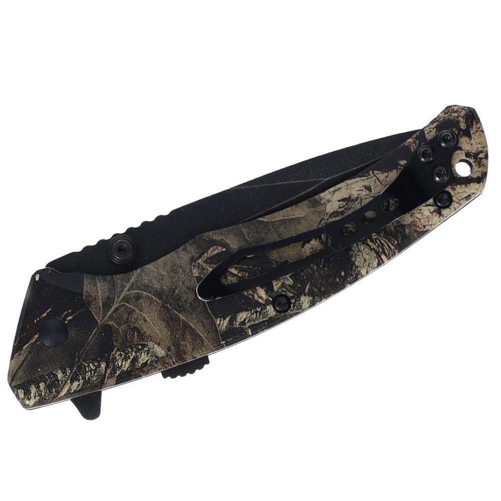 Scipio FAB041M Ghost Sidewinder Camo Assisted-Opening Knife 3.35-Inch Blade Steel Pocket Folding Knife - Mossy Oak(R). Picture 2