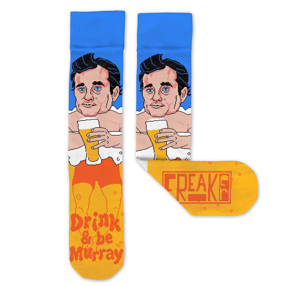 Drink and Be Murray Socks. Picture 1
