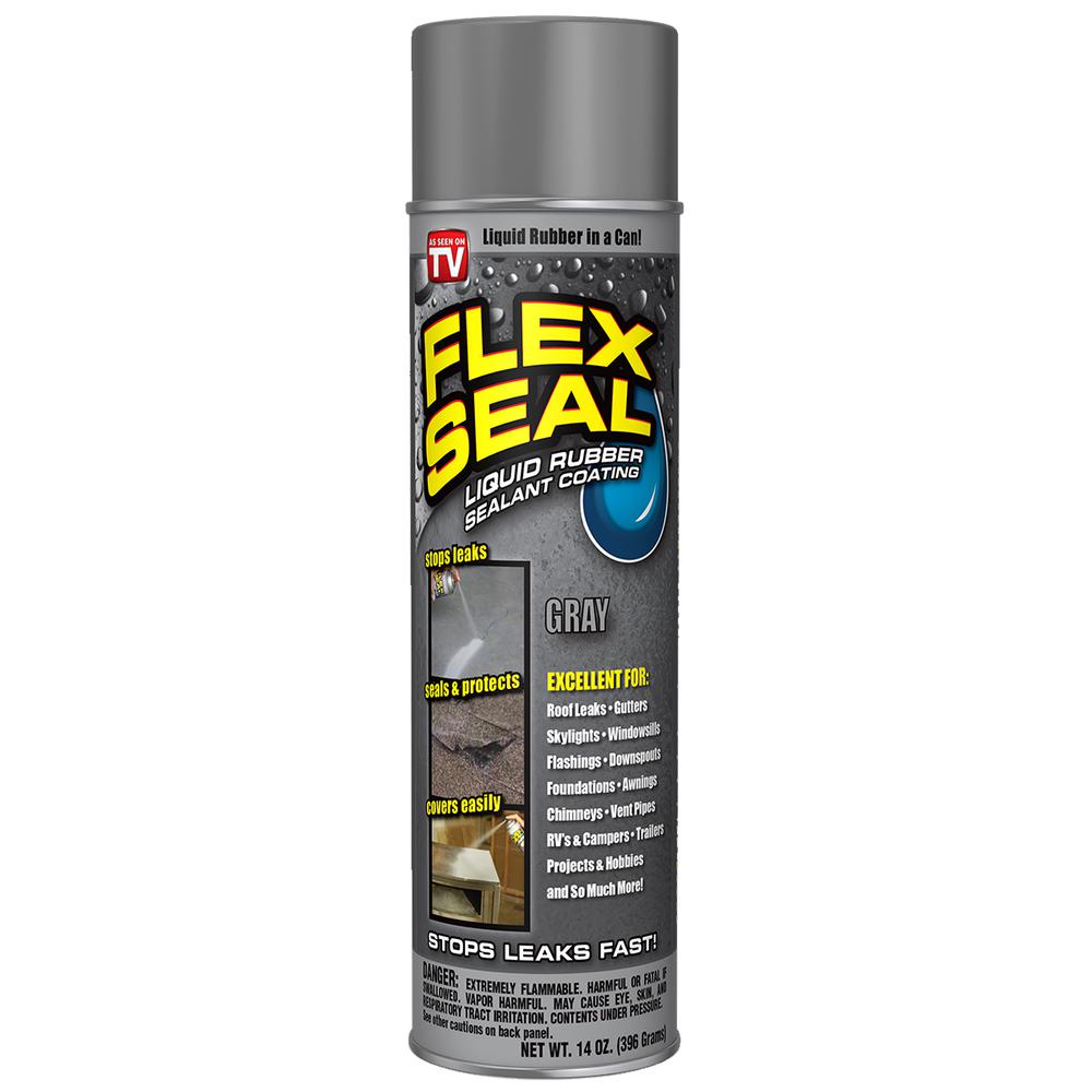 FLEX SEAL GRAY 20 OZ. SPRAY CAN. Picture 1