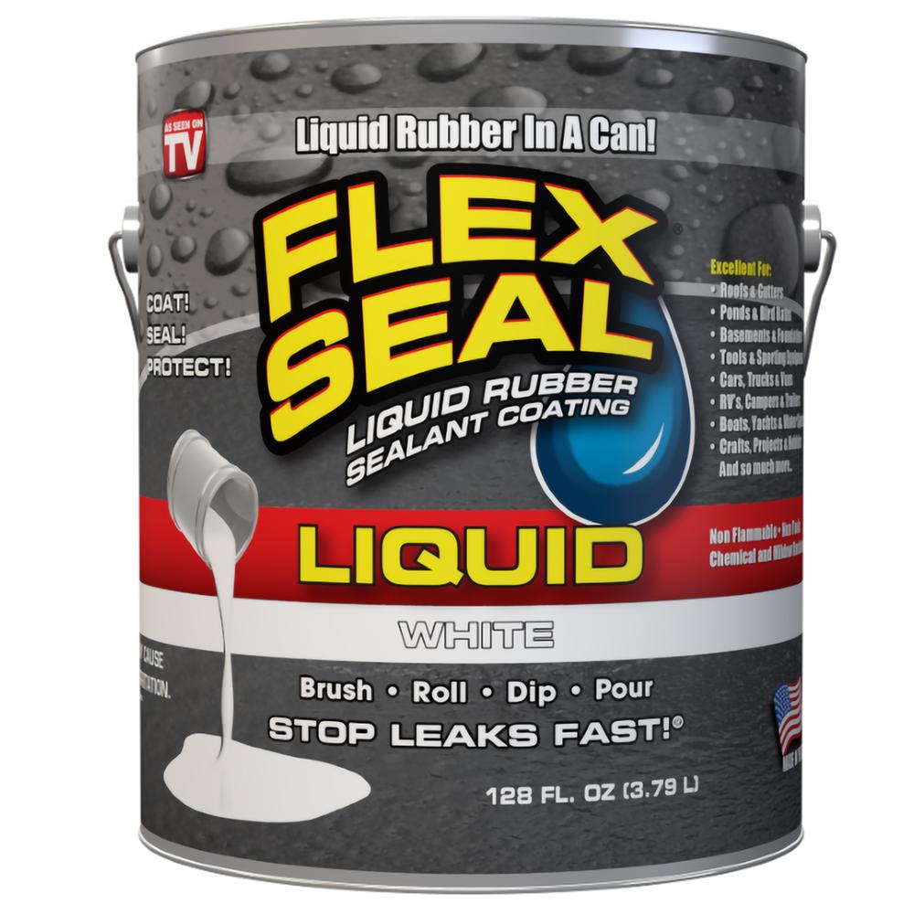 Flex Seal Liquid 1 gallon White. Picture 1