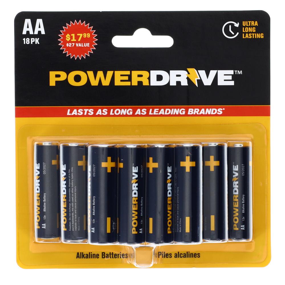 AA Alkaline Battery 18-Pack. Picture 3