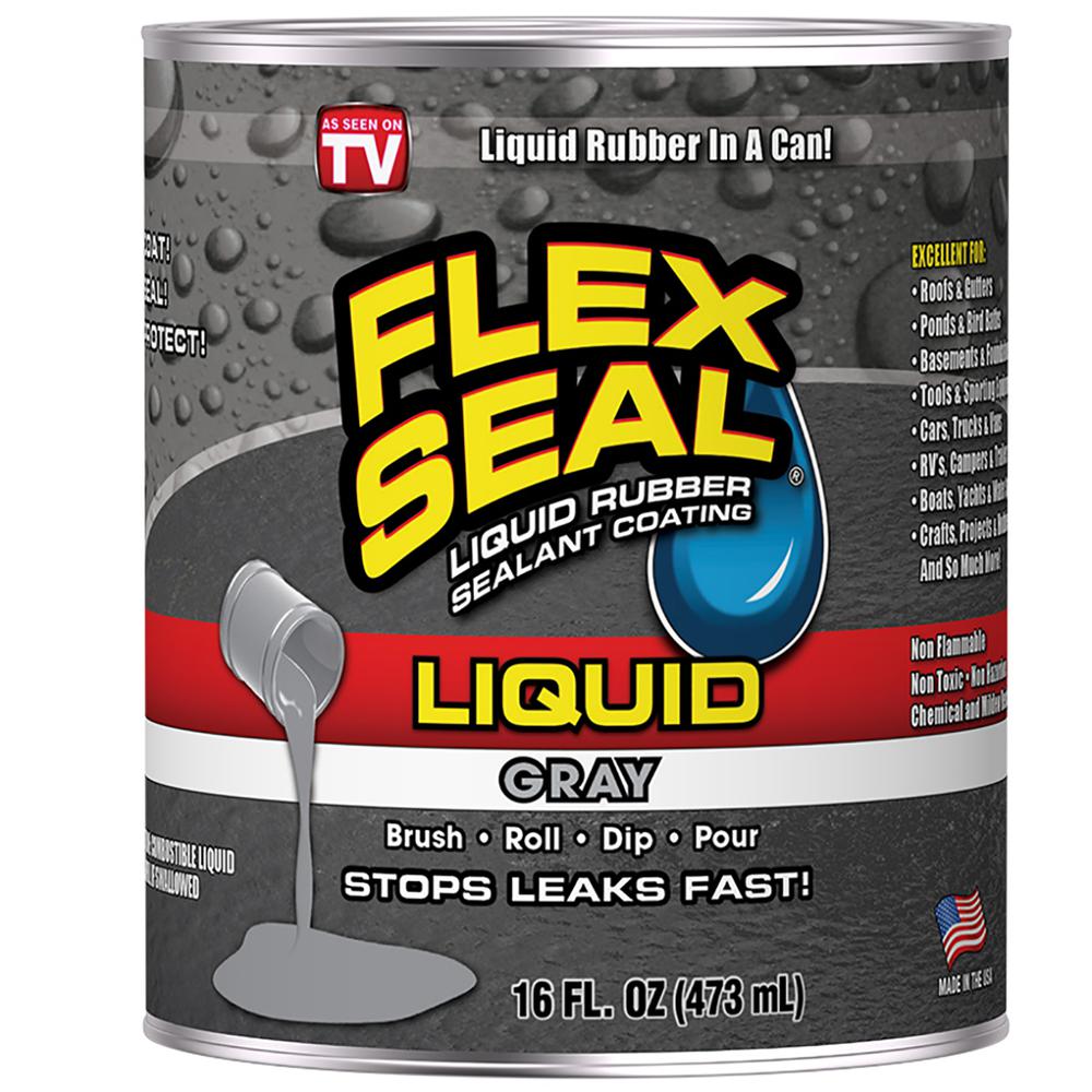 FLEX SEAL LIQUID - 16 OZ. GRAY. Picture 1