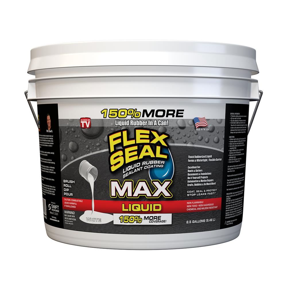 Flex Liquid MAX White 2.5 Gal.. Picture 1