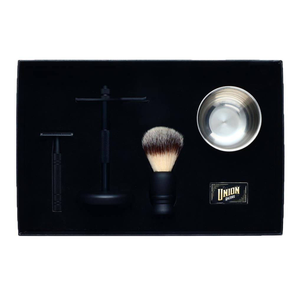 Mens Shaving Kit 5-Piece Gift Set With Razor Essentials and Replacement Blades MBGS1. Picture 3