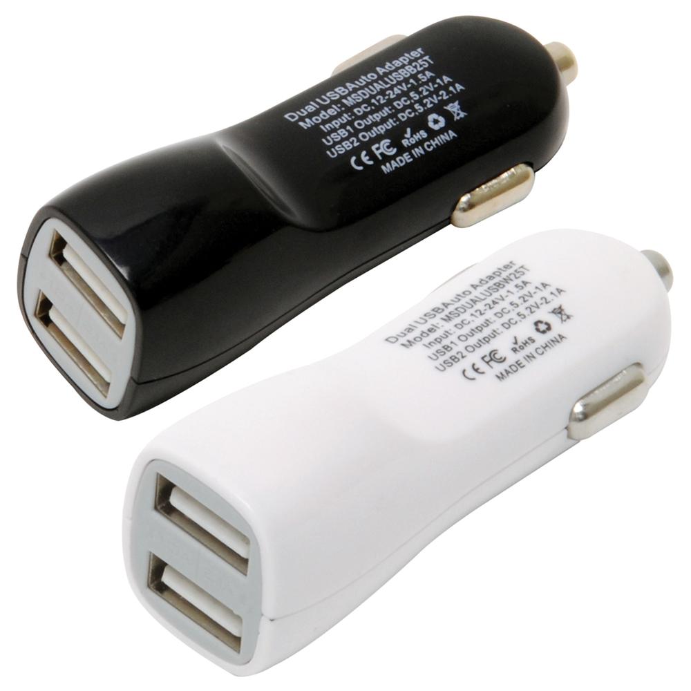 10.5W Dual Port Car Charger. Picture 1