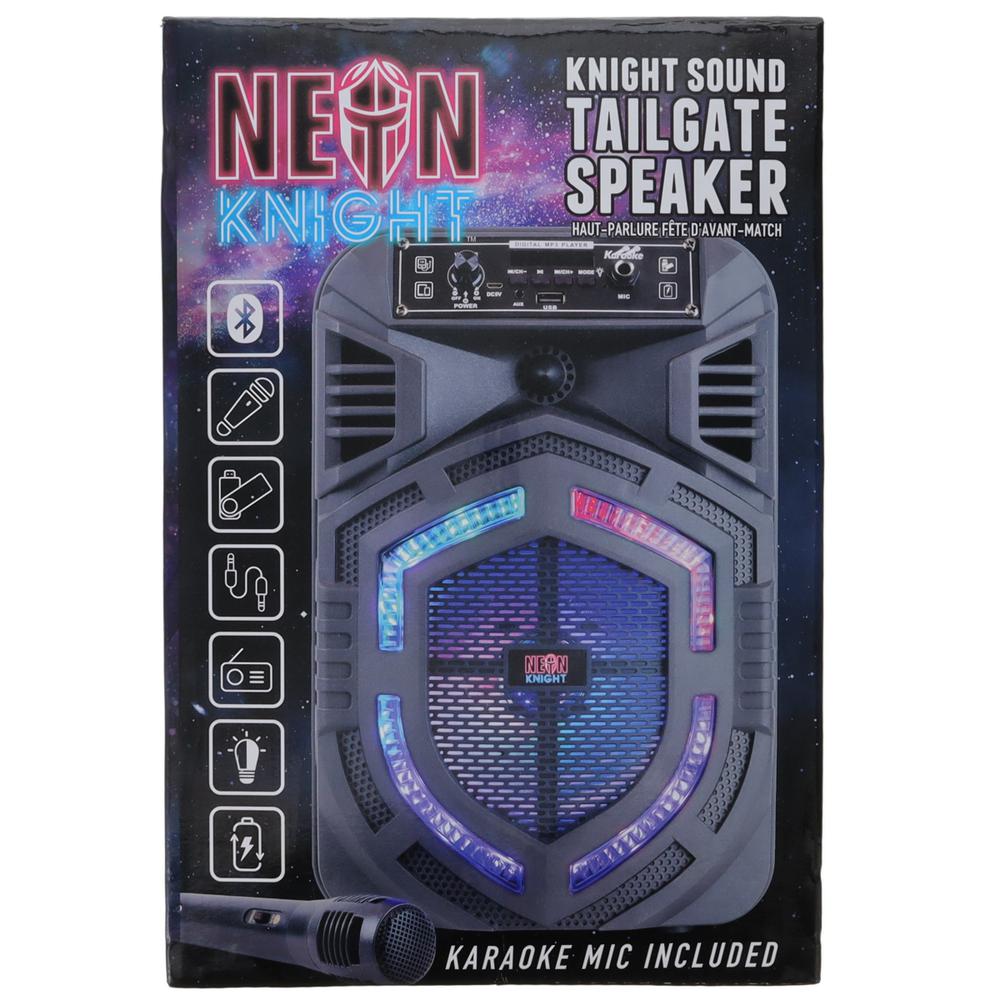 Neon Knight 8 inch Tailgate Bluetooth(R) Speaker Portable Speaker with Microphone NKTG. Picture 5