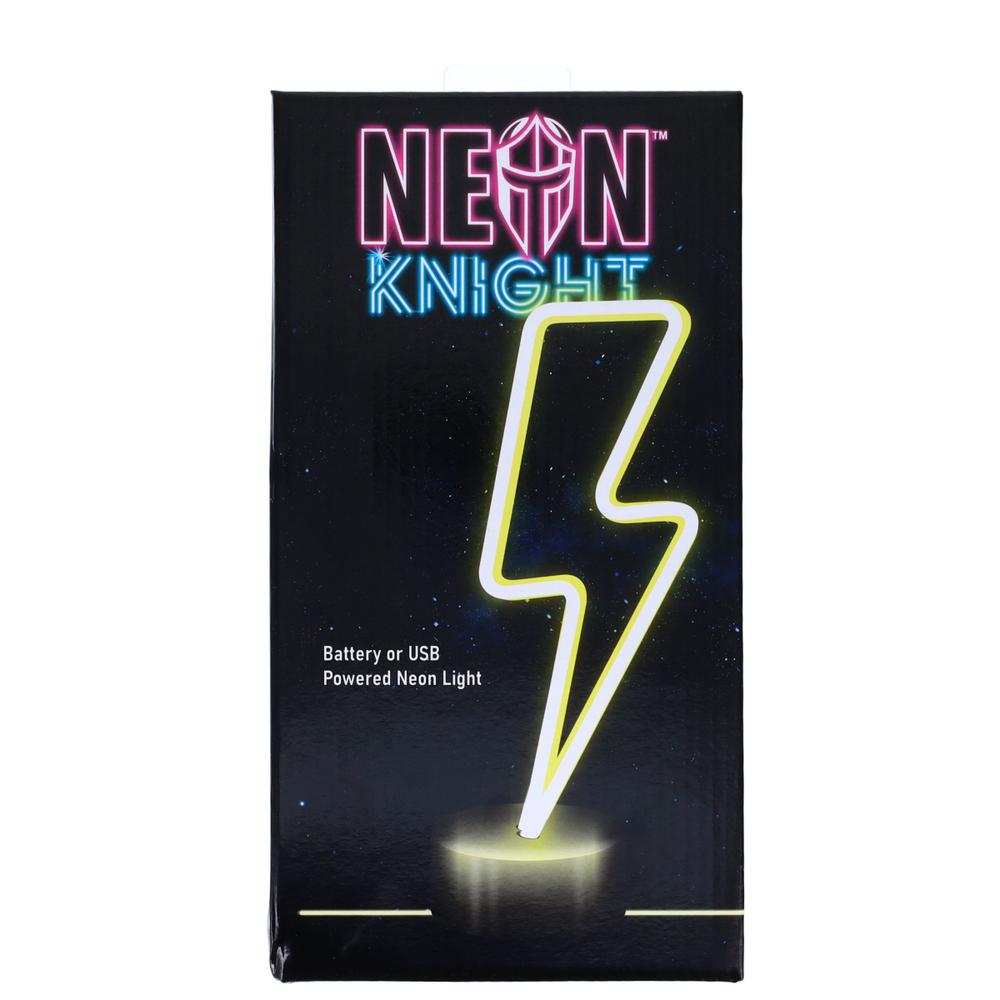LED Neon Light Sign Room Decoration USB or Battery Powered Dorm Decor Lightning Bolt NS1906010. Picture 5