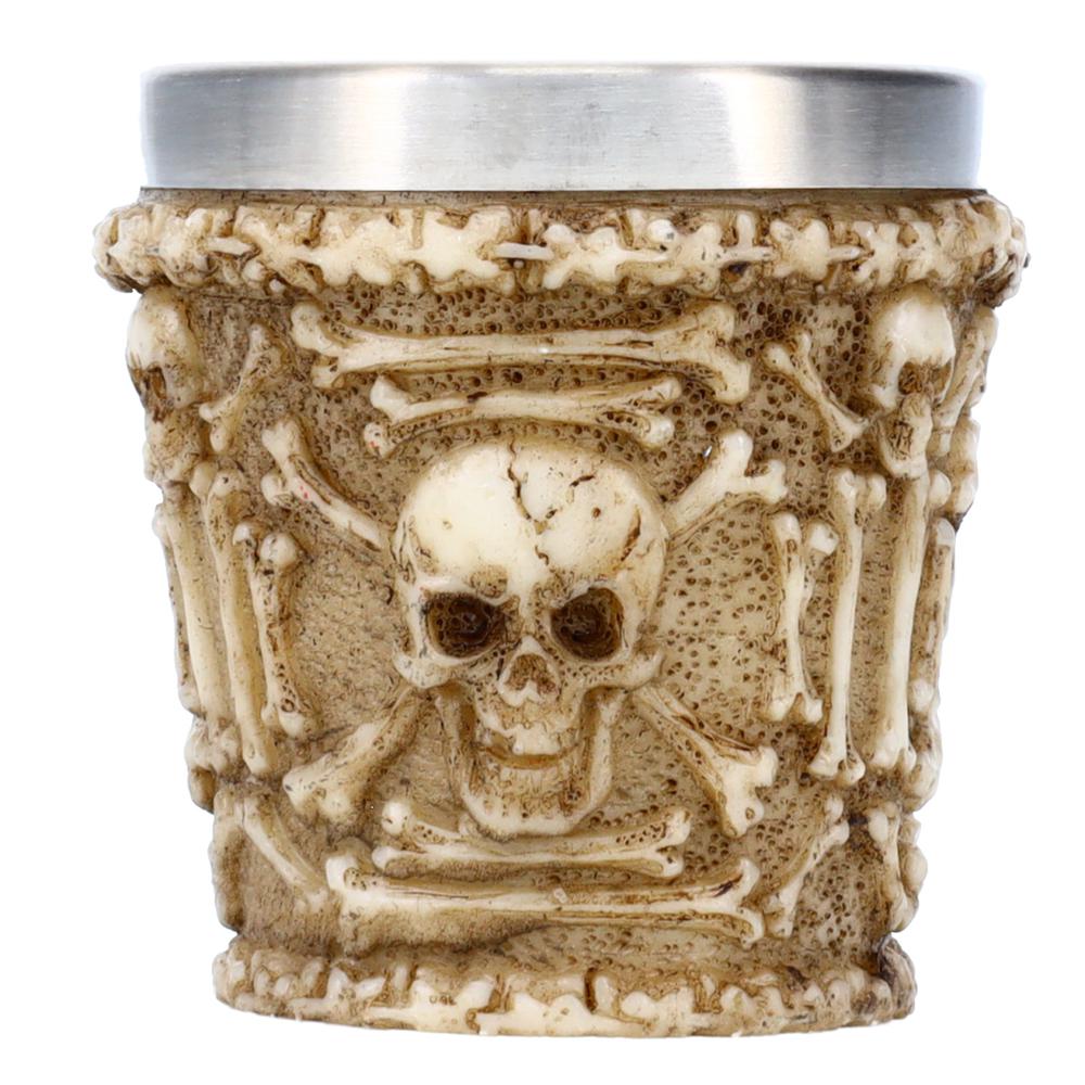 Single Skull and Crossbones Shot Glass. Picture 1