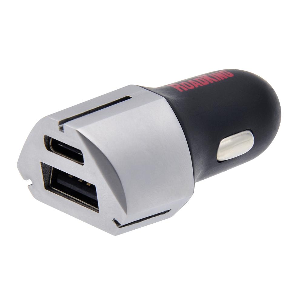 12V Dual USB & USB-C(TM) Charger. Picture 1