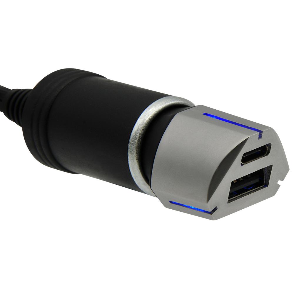 12V Dual USB & USB-C(TM) Charger. Picture 5