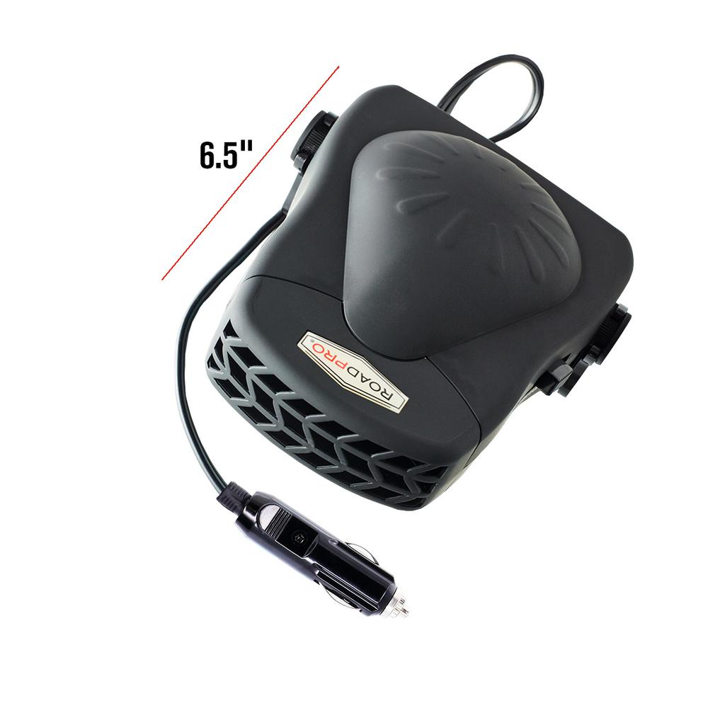 12V Electric Heater or Cooling Fan with Cigarette Lighter Plug 12 Volt Car Fan and Car Heater RPHF590. Picture 2