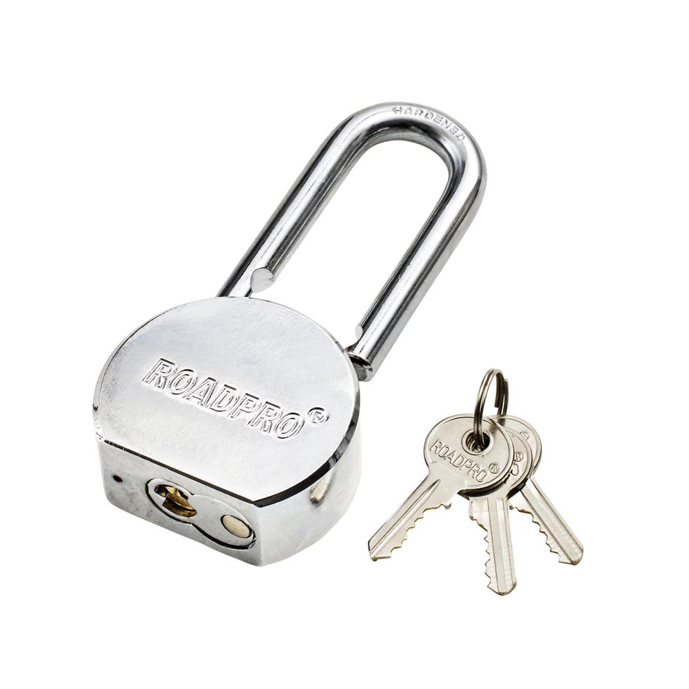 Steel 2.5 .in  Padlock Brass Cylinder 3. Picture 1